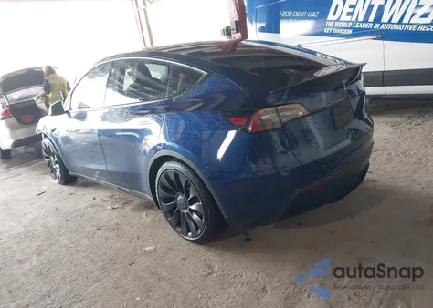 2023 Tesla Model Y Performance Dual Motor All-Wheel Drive from USA, damaged, VIN 7SAYGDEF9PF709592